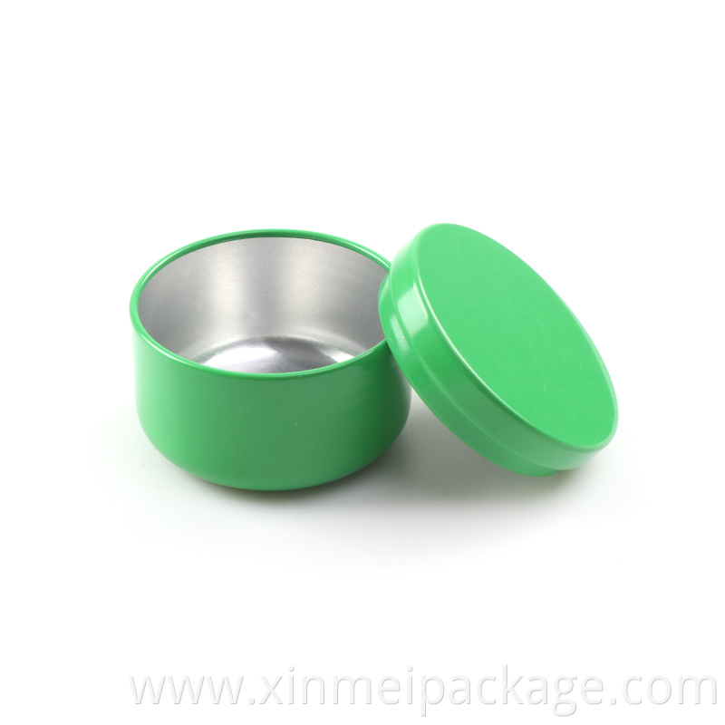 green aluminum tin